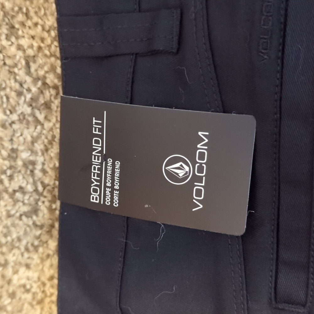 Volcom Frochickie Highrise Ankle Pants Black 26 - Picture 5 of 7